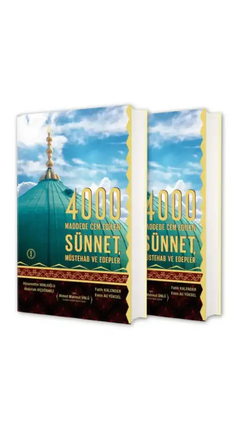 4000 Sünnet Müstehab Ve Edepler 2 Cilt Takım - 4
