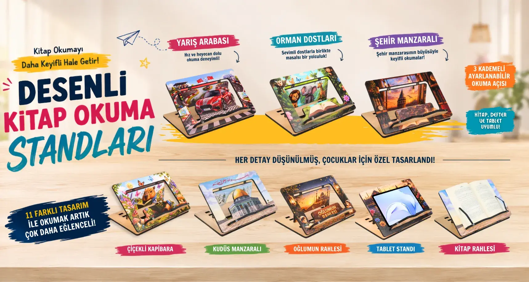 Masaüstü Dekoratif Rahle