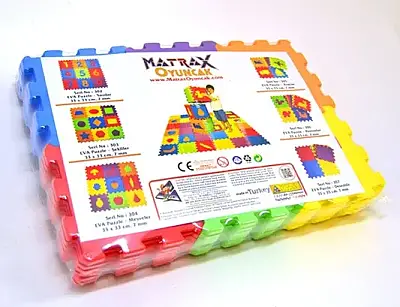 Akçiçek Matrax 12 mm x 12 mm Harfler ve Sayılar - 1