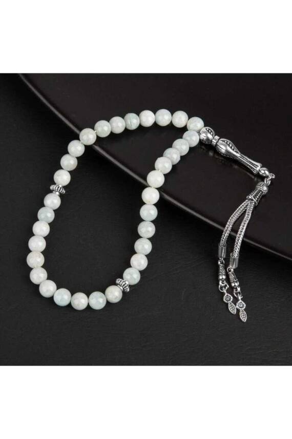 Akuamarin Doğal Taş Tesbih 33lük - 8mm - 3