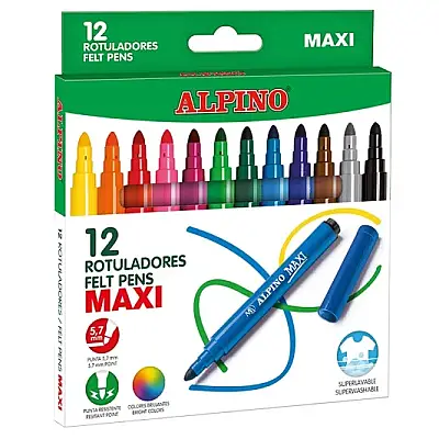 Alpino Maxi Keçeli Kalem 12 Li - Alpino (1)