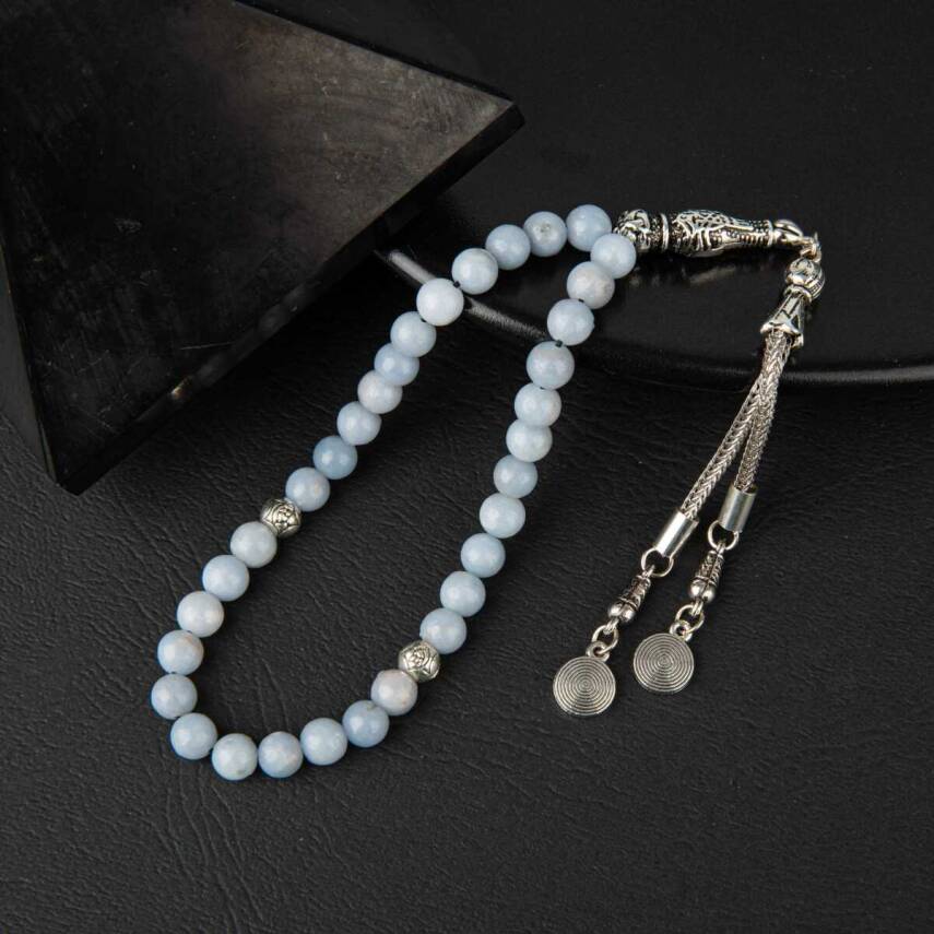 Anjelit Doğal Taş Tesbih 33lük - 6mm - 1