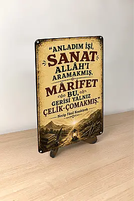 Anladım İşi Sanat MiniDekor Magnet Ayaklı 9×13,5 cm - 1