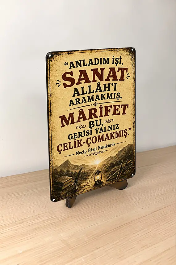 Anladım İşi Sanat MiniDekor Magnet Ayaklı 9×13,5 cm - 1