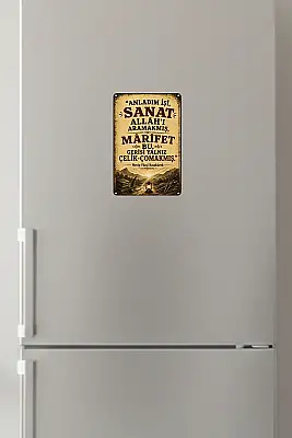 Anladım İşi Sanat MiniDekor Magnet Ayaklı 9×13,5 cm - Bemenda (1)