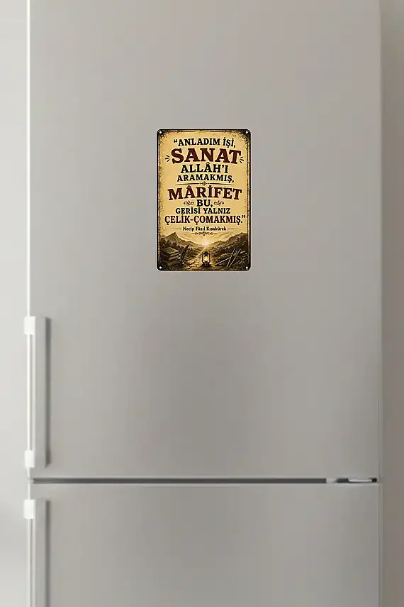 Anladım İşi Sanat MiniDekor Magnet Ayaklı 9×13,5 cm - 2