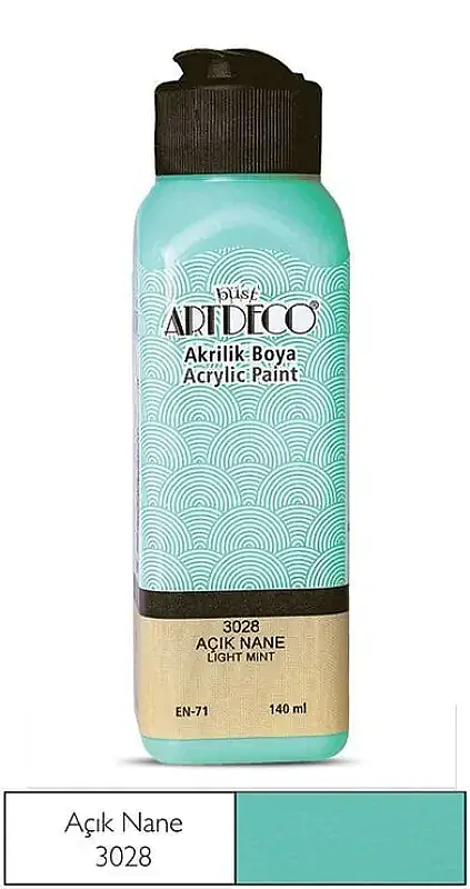 Artdeco Akrilik Boya 140 ml Açık Nane - 1