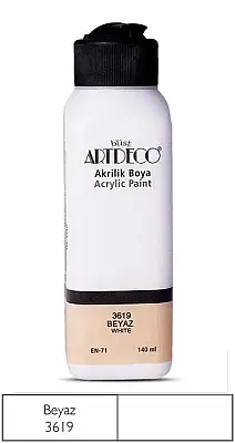 Artdeco Akrilik Boya 140 ml Beyaz - 1