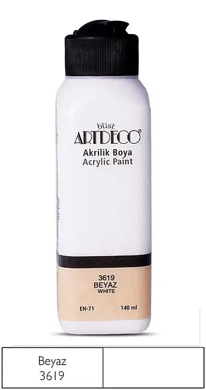 Artdeco Akrilik Boya 140 ml Beyaz - 2