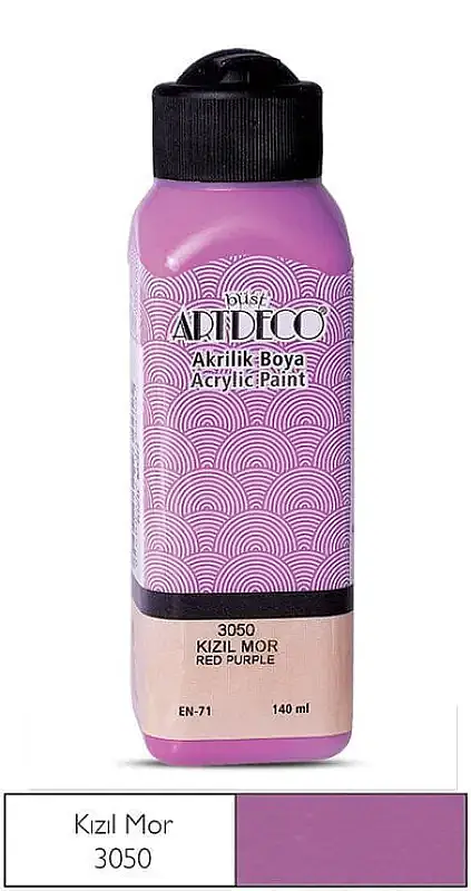 Artdeco Akrilik Boya 140 ml Kızıl Mor - 1