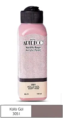 Artdeco Akrilik Boya 140 ml Küllü Gül - 1