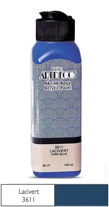 Artdeco Akrilik Boya 140 ml Lacivert - 1