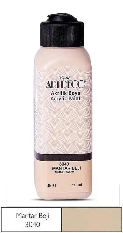 Artdeco Akrilik Boya 140 ml Mantar Beji - 1