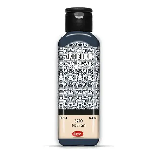 Artdeco Akrilik Boya 140 ml Mavi Gri - 2