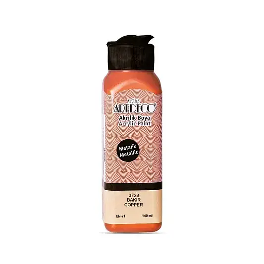 Artdeco Akrilik Boya 140 ml Metalik Bakır - 2