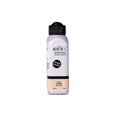 Artdeco Akrilik Boya 140 ml Metalik Gümüş - Artdeco (1)