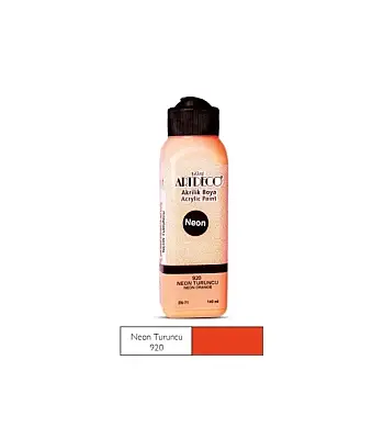 Artdeco Akrilik Boya 140 ml Neon Turuncu - 1