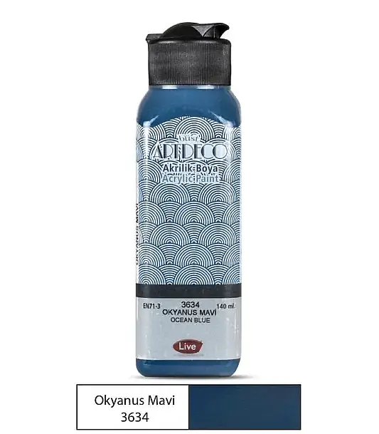 Artdeco Akrilik Boya 140 ml Okyanus Mavi - 1