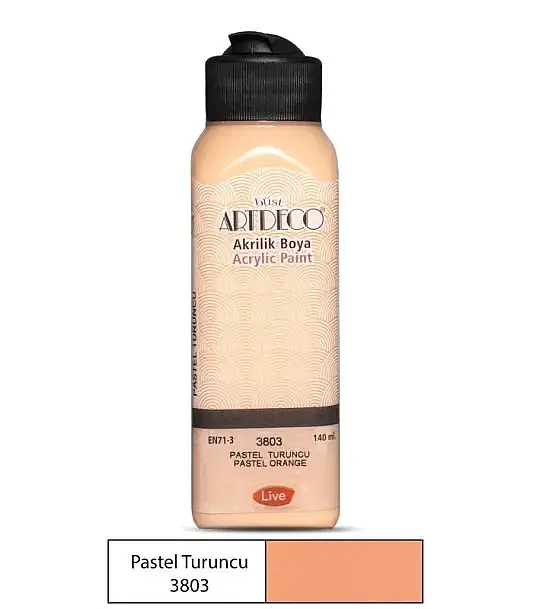 Artdeco Akrilik Boya 140 ml Pastel Turuncu - 1