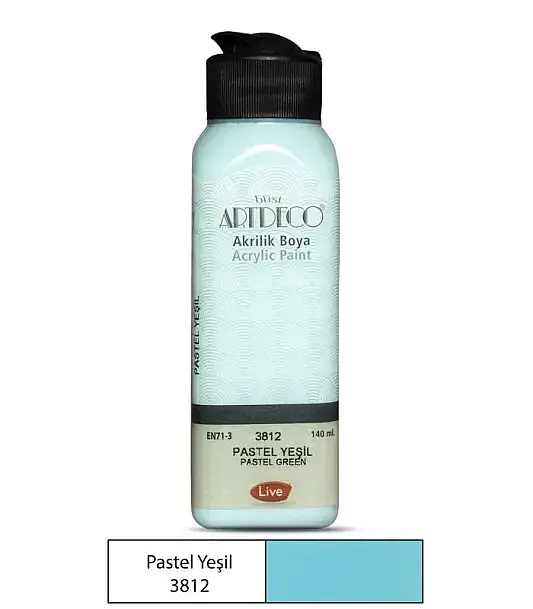 Artdeco Akrilik Boya 140 ml Pastel Yeşil - 2