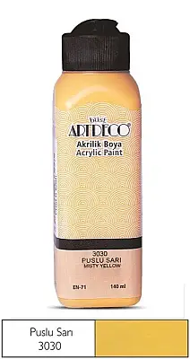 Artdeco Akrilik Boya 140 ml Puslu Sarı - 1
