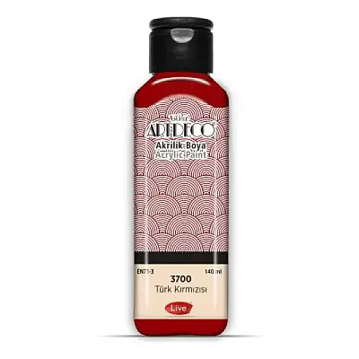 Artdeco Akrilik Boya 140 ml Türk Kırmızısı - 1