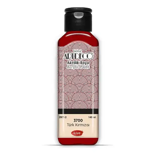 Artdeco Akrilik Boya 140 ml Türk Kırmızısı - 2