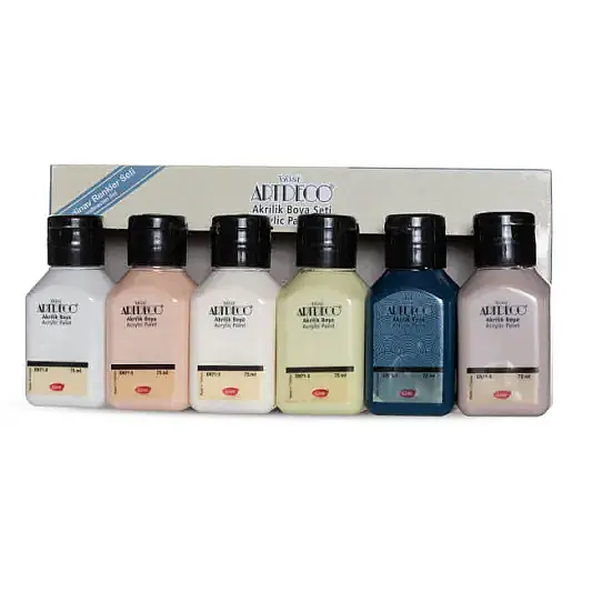 Artdeco Akrilik Boya 75 ml İskandinav Renkler 6 Lı - 2