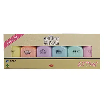 Artdeco Akrilik Boya 75 ml Pastel Renkler 6 Lı - 11
