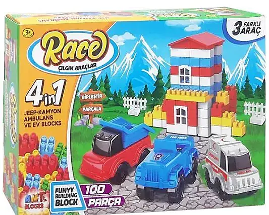 Asya Ant Blocks 100 Parça City Set Eğitici Bloklar - 1