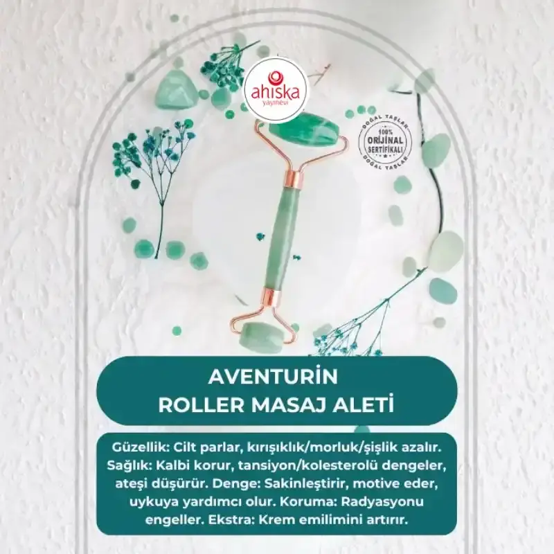 Aventurin Taşı Roller Masaj Aleti - 2