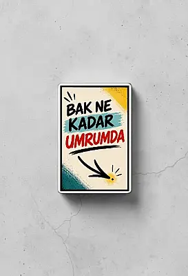Bak Ne Kadar Umrumda MiniDekor Magnet Ayaklı 9×13,5 cm - Bemenda (1)