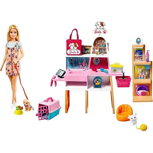 Barbie Barbie Ve Evcil Hayvan Dükkanı Oyun Seti - 7
