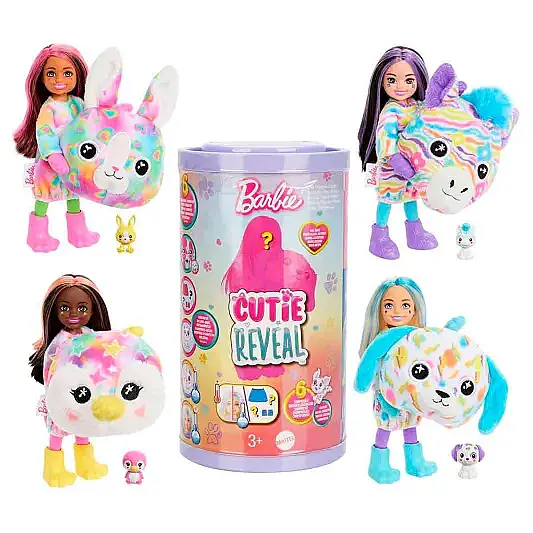 Barbie Chelsea Cutie Reveal Renk Değiştiren Rüya Renkler Serisi Sürpriz Paket - 3
