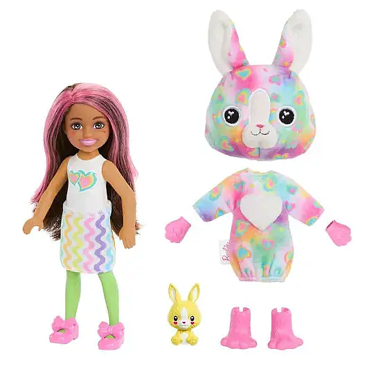 Barbie Chelsea Cutie Reveal Renk Değiştiren Rüya Renkler Serisi Sürpriz Paket - 12