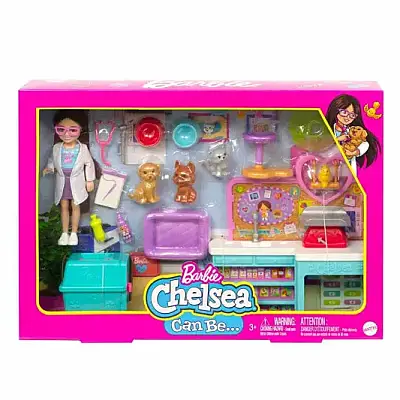 Barbie Chelsea Meslekleri Öğreniyor Veteriner Oyun Seti - 6