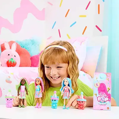 Barbie Chelsea Pop Reveal Smoothie Serisi Sürpriz Paket - Barbie (1)