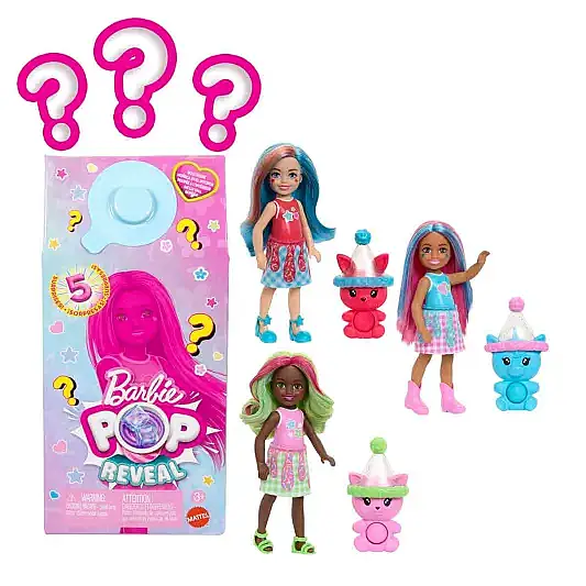 Barbie Chelsea Pop Reveal Smoothie Serisi Sürpriz Paket - 3