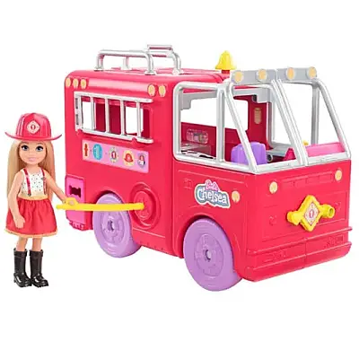 Barbie Chelseanin İtfaiye Aracı - Barbie (1)