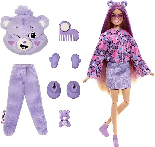 Barbie Cutie Reveal Care Bear Serisi Mor - 3