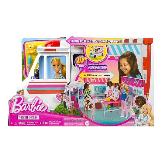 Barbie Dönüşen Ambulans Ve Klinik Oyun Seti - 8