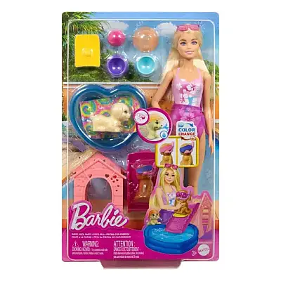 Barbie Köpekçikle Havuz Partisi Oyun Seti - 1