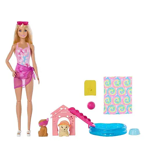 Barbie Köpekçikle Havuz Partisi Oyun Seti - 11