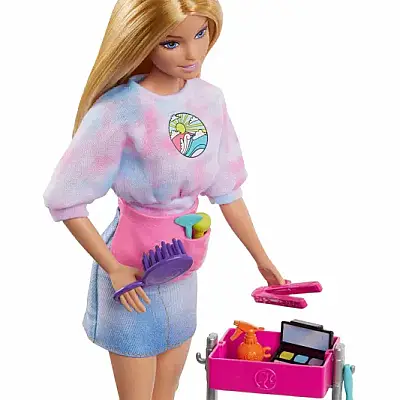 Barbie Malibu Stilist Bebek Oyun Seti - 6