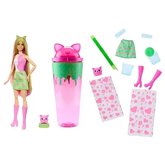 Barbie Pop Reveal Shake Serisi Pembe Kedi - 4