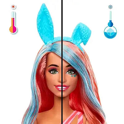 Barbie Pop Reveal Shake Serisi Turuncu Tavşan - 4