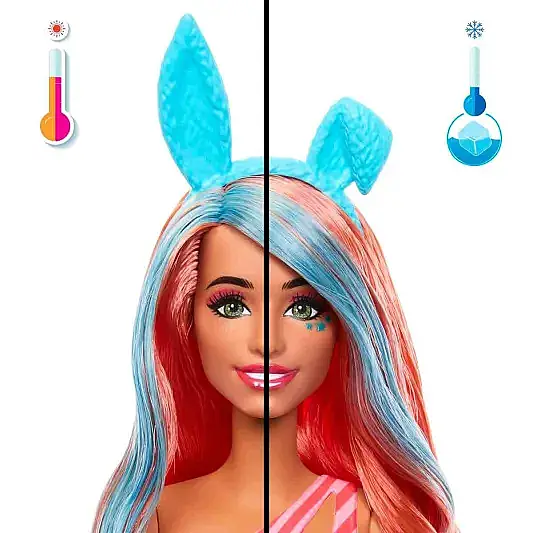 Barbie Pop Reveal Shake Serisi Turuncu Tavşan - 4