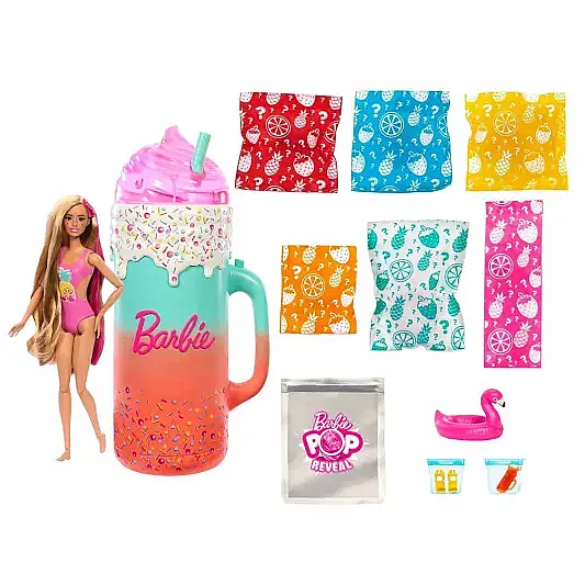 Barbie Pop Reveal Sürpriz Bardak Oyun Seti - 5