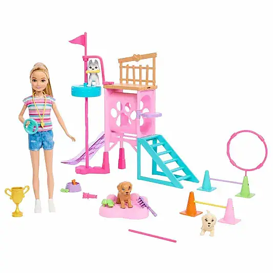 Barbie Stacienin Köpekçik Oyun Parkı - 8