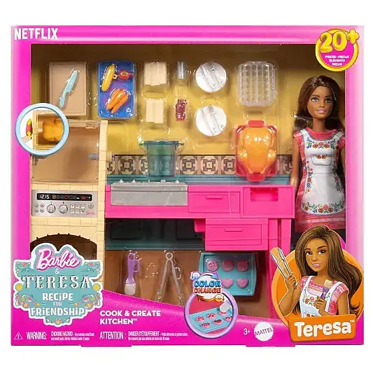 Barbie Teresa Arkadaşının Mutfak Oyun Seti - 6